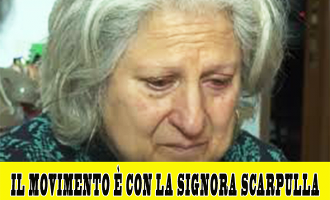 Il MoVimento è con la signora Scarpulla - Blog di Giuseppe d'Ippolito